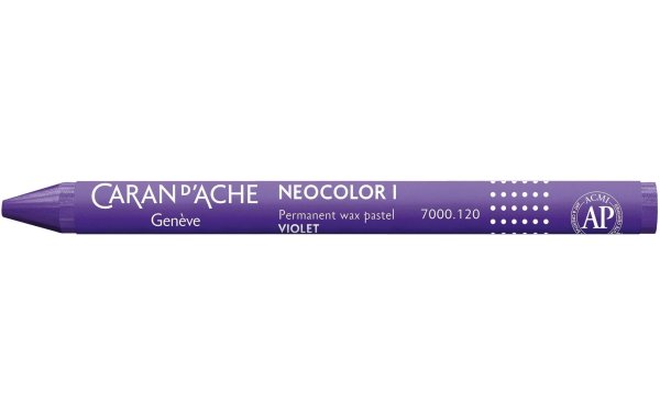 Caran dAche Wachsmalstifte Neocolor 1 wasserfest Violett