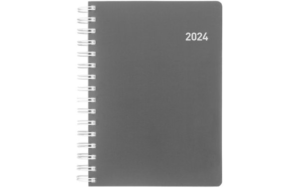 Biella Geschäftsagenda Registra Plus 2024, Grau