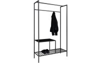 House Nordic Garderobenständer Vita 170 cm, Schwarz