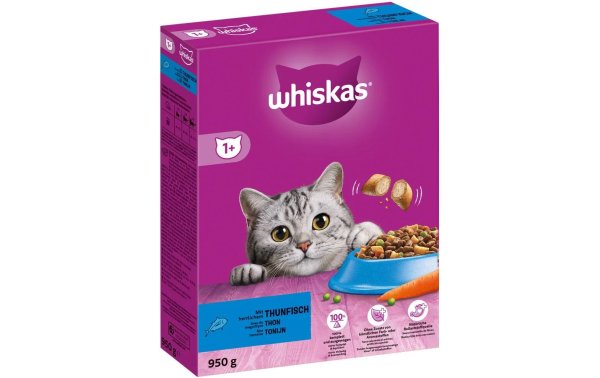 Whiskas Trockenfutter Adult Thunfisch, 950 g