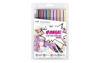 Tombow Manga Shojo 12 Stück, Mehrfarbig