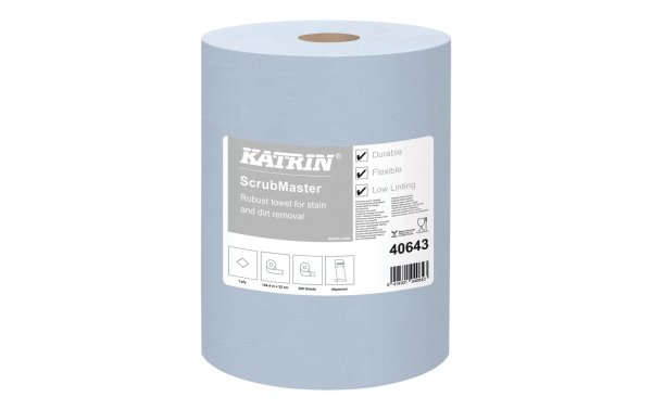 Katrin Handtuchrolle ScrubMaster 380 Blatt 1-lagig 32 cm x 144 m
