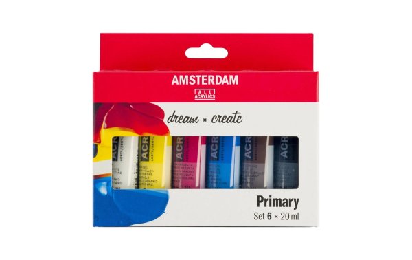 Amsterdam Acrylfarbe Primary 6 Tuben à 20 ml