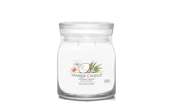 Yankee Candle Signature Duftkerze Coconut Beach Signature Medium Jar