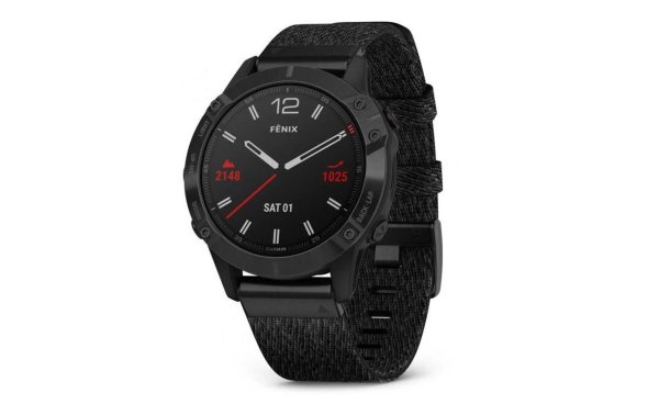 GARMIN GPS-Sportuhr Fenix 6 Sapphire Black