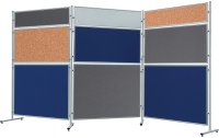 Franken Raumteiler Eco 120 x 150 cm, Blau