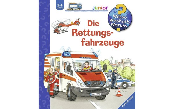 Ravensburger Kinder-Sachbuch WWW Rettungsfahrzeuge