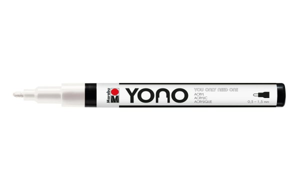 Marabu Acrylmarker YONO 0.5 - 1.5 mm Weiss