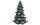 G. Wurm Weihnachtsbaum Grün, 10 x 16 x 10 cm