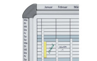 Franken Planer Multifunktionstafel EU 5000 61.5 cm x 94.5 cm, Weiss