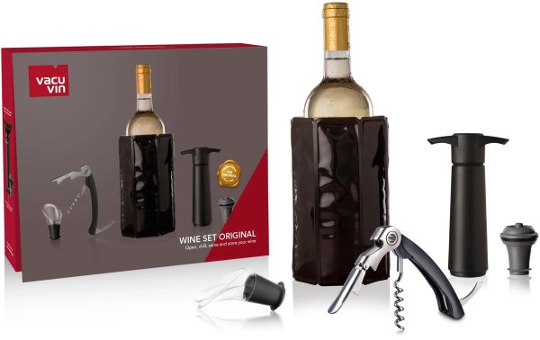 Vacuvin Weinkühler Wine Essentials Schwarz