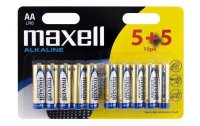 Maxell Europe LTD. Batterie AA 5+5 Stück