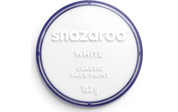 Snazaroo Schminkfarbe Blister 18 ml, Weiss