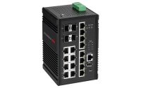 Edimax Pro Rail PoE+ Switch IGS-5416P 20 Port