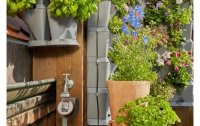 Gardena Pflanzentopf NatureUp! Set Vertikal mit Bewässerung