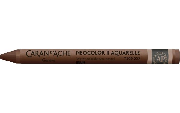 Caran dAche Wachsmalstifte Neocolor 2 wasservermalbar Braun