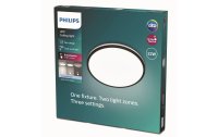 Philips Deckenleuchte Ozziet CL570, Ø 40 cm, 22W, 4000K, Schwarz