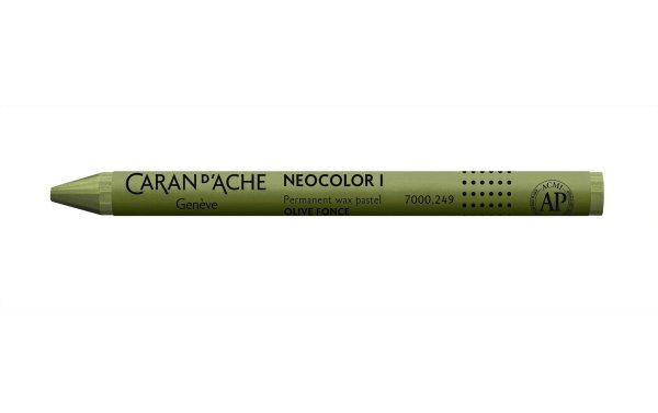 Caran dAche Wachsmalstifte Neocolor 1 wasserfest Oliv