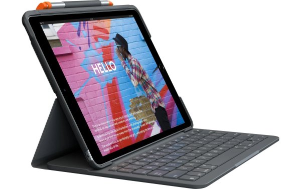 Logitech Tablet Tastatur Cover Slim Folio iPad 10.2" (7. - 9. Gen.)