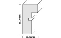 Hama Bilderrahmen Kopenhagen Weiss, 9 x 13 cm