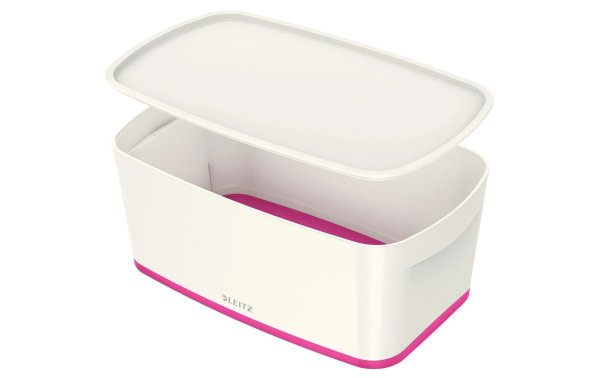 Leitz Aufbewahrungsbox MyBox Klein Weiss/Pink