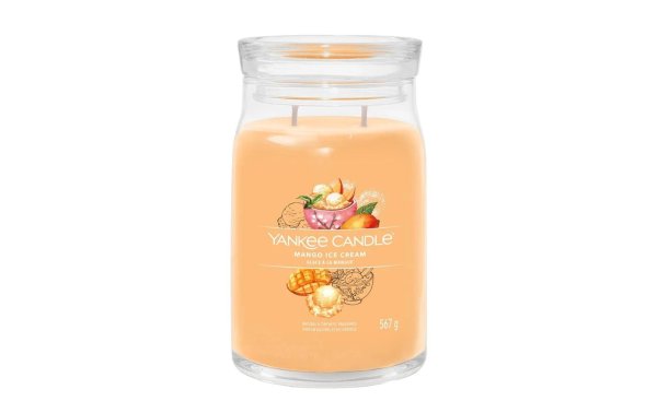 Yankee Candle Signature Duftkerze Mango Ice Cream Signature Large Jar