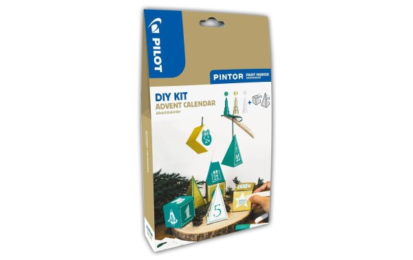 Pilot Adventskalender Pintor DIY Set zum selber machen, 32-teilig