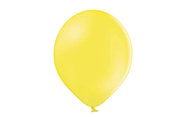 Belbal Luftballon Pastell Hellgelb, Ø 30 cm, 50 Stück