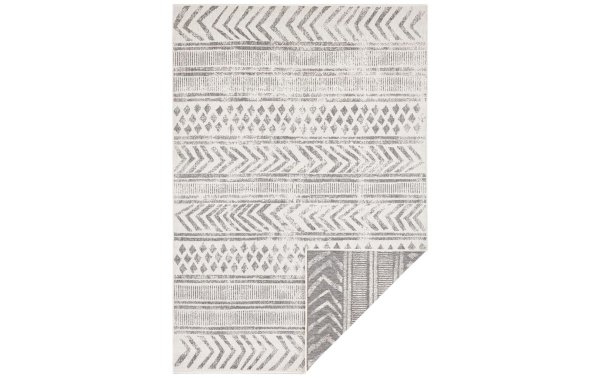 Northrugs Teppich Twin Supreme Biri, 160 x 230 cm, Crème/Grau