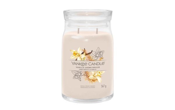 Yankee Candle Signature Duftkerze Vanilla Crème Brûlée Signature Large Jar