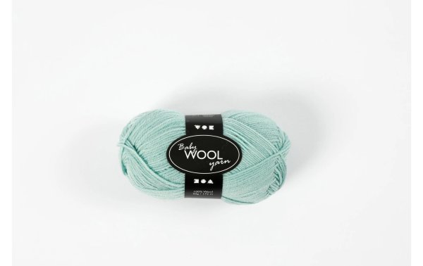 Creativ Company Wolle Babygarn Merino 50 g 14/4 Hellgrün