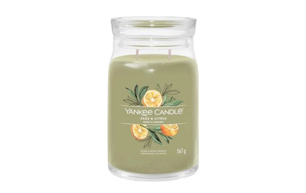 Yankee Candle Signature Duftkerze Sage & Citrus Signature Large Jar