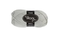 Creativ Company Wolle Babygarn Merino 50 g 14/4 Hellgrau