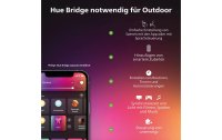 Philips Hue White & Color Ambiance Outdoor Nyro Wandleuchte Schwarz