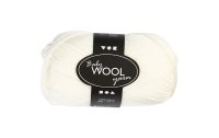 Creativ Company Wolle Babygarn Merino 50 g 14/4 Weiss