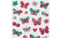 Creativ Company Glitzersticker 10 x 16 cm 1 Blatt, Schmetterling