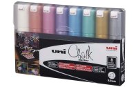 Uni Kreidemarker uni Chalk 8 mm 8 Stück