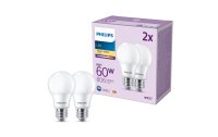 Philips Lampe LED 60W A60 E27 WW FR ND 2CT/6 EC...