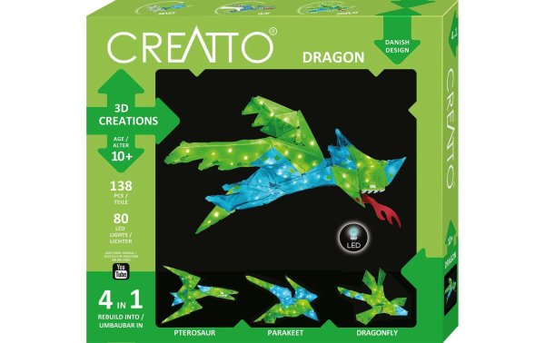 Kosmos Bastelset CREATTO Dragon 4 in 1