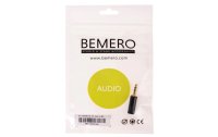 Bemero Stecker BC3001BK-M 3.5 mm Stereo Klinkenstecker schwarz