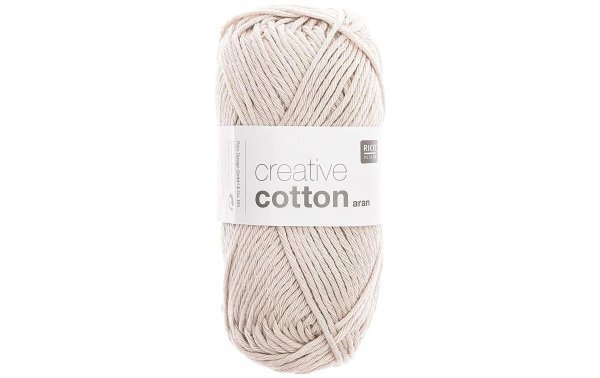 Rico Design Wolle Cotton Aran 50 g Grau; Silber