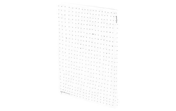 Nuuna Notizbuch Graphic L Dots by Myriam 22 x 16.5 cm, Dot, Weiss