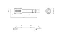 Bemero Audio-Adapter BA2102 Klinke 6,3mm male - Cinch