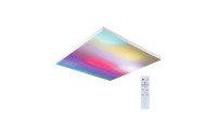 Paulmann Deckenleuchte LED Panel Velora Rainbow, 31 W, RGBW, Weiss