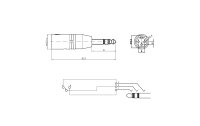 Bemero Audio-Adapter BA1102 XLR 3 Pole male - Klinke 6,3mm male