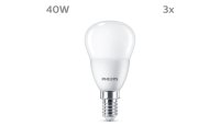 Philips Lampe LED 40W P45 E14 WW FR ND 3CT/8 EC Warmweiss, 3 Stück
