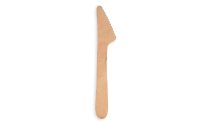 Papstar Einweg-Messer Pure Holz 100 Stück Braun