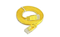 SLIM Slimpatchkabel Cat 6, UTP, 10 m, Gelb