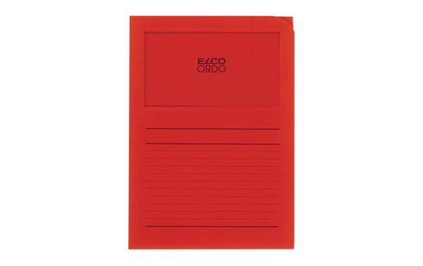ELCO Sichthülle Ordo Classico Rot, 100 Stück