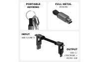 RollingSquare inCharge 6, 6in1, USB-A/-C, Micro-USB, Lightning 0.07 m